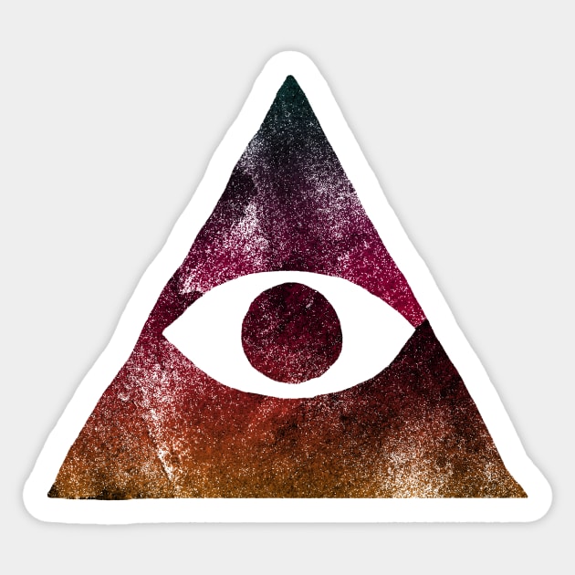 All Seeing Eye Sticker by Buy Custom Things